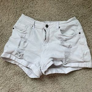 Women’s Small White Jean shorts
